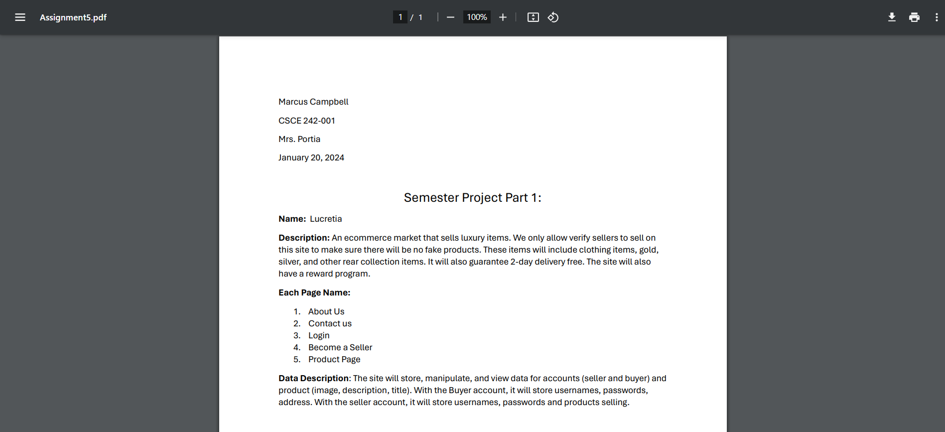 Project Topic